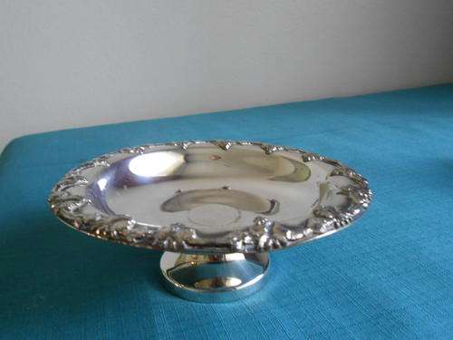 Silver plated bon-bon dish