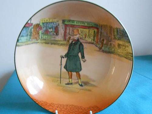 Royal Doulton Dickens ware Mr Micawber plate