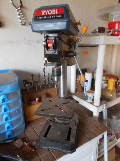 Five speed Ryobi drill press