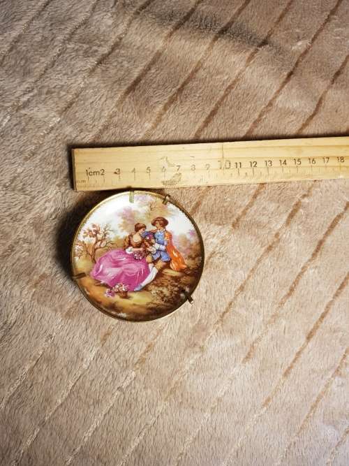Small Limoges Stand Plate