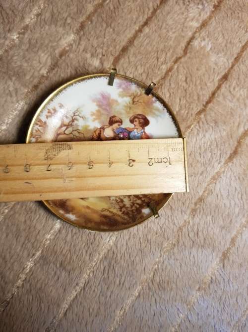 Small Limoges Stand Plate