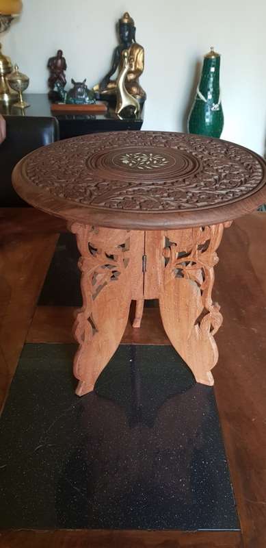 Indian Small Wooden Stand Table