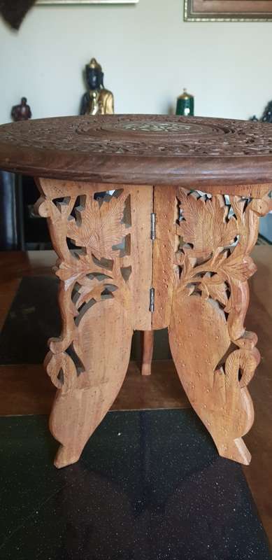 Indian Small Wooden Stand Table