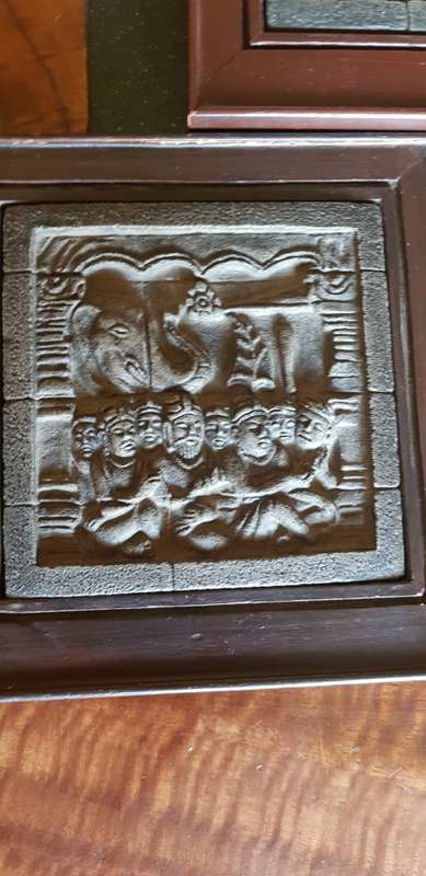 Three Old Oriental Wall Plaques