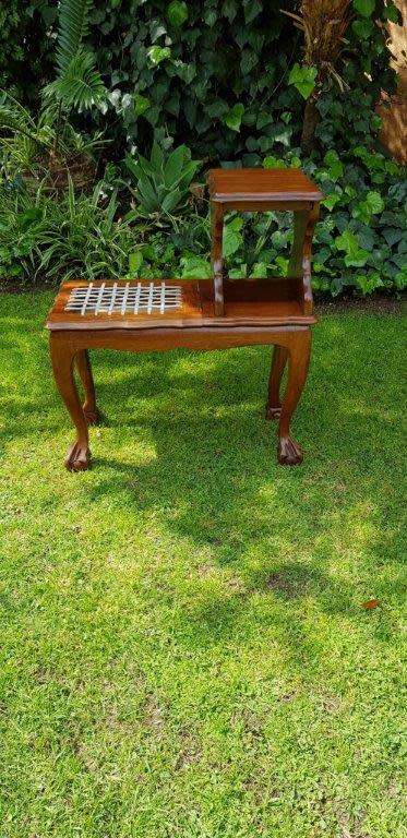 Antique Ball & Claw Telephone Table