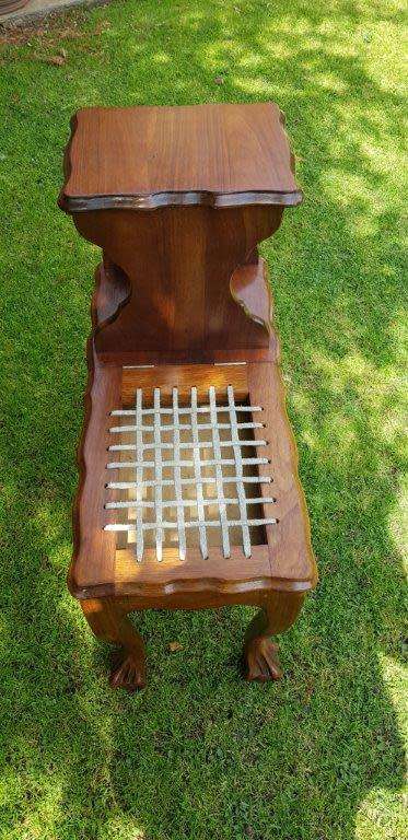 Antique Ball & Claw Telephone Table