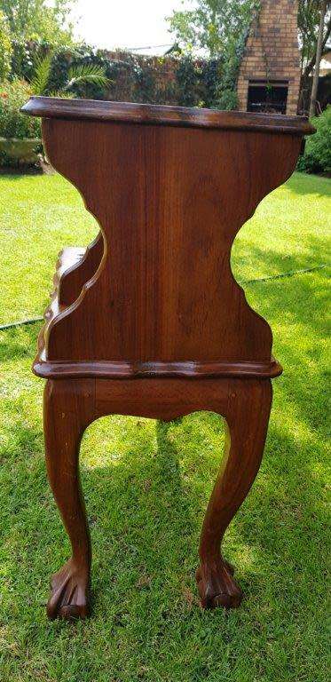 Antique Ball & Claw Telephone Table