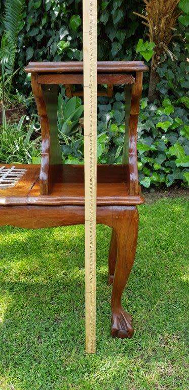 Antique Ball & Claw Telephone Table