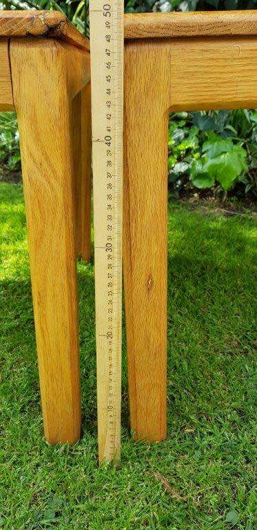 2 X Oak Wood Coffee Tables
