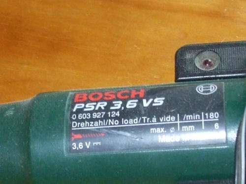Bosch Rechargeable Cordless Screw Driver