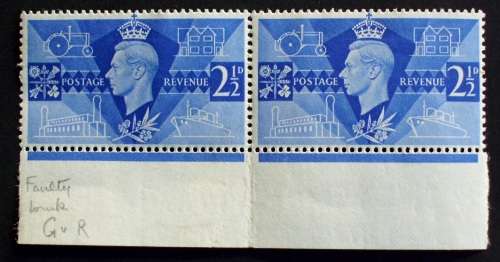 Stamps Britain King George Victory 1946 mint