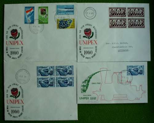FDC golden jubilee 50 years x 4