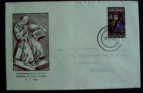 FDC commemorating the birth of Calvinl