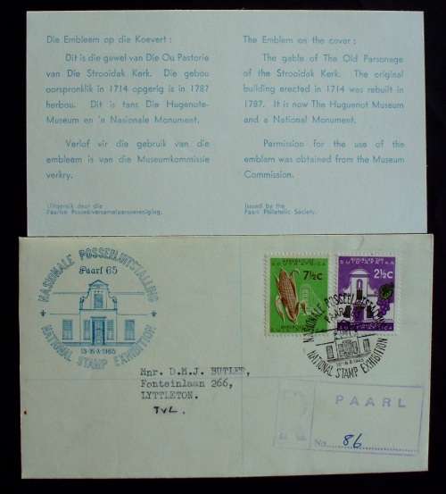 Commemorative issue Nat. Stamp Exhibition 1965
