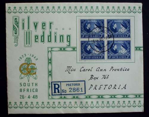 FDC - Comm. Issue - 1948 Silver Wedding