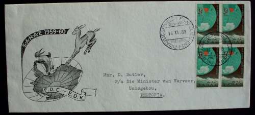 FDC/EDK SANAE 1959 mint
