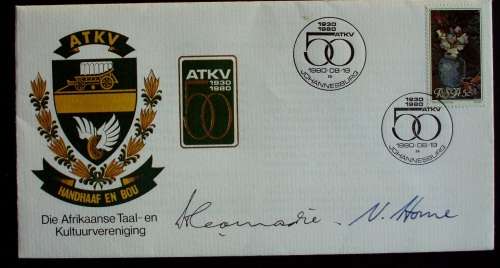 FDC/EDK ATKV signed 1980