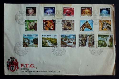 FDC/EDK Rhodesia PTC 4th def issue 1978