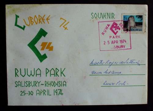 Letter Rhodesia Scouts Ruwa Park