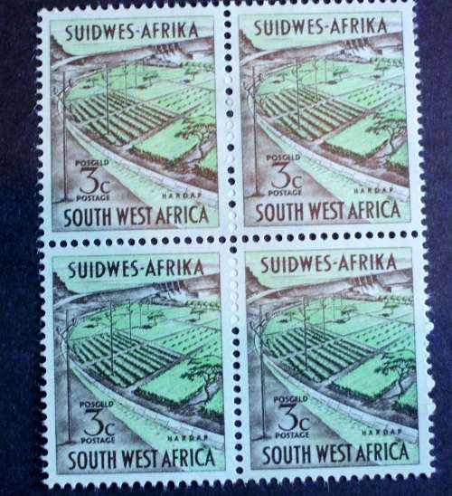 Stamps SWA 1963 Hardap dam Opening block of 4