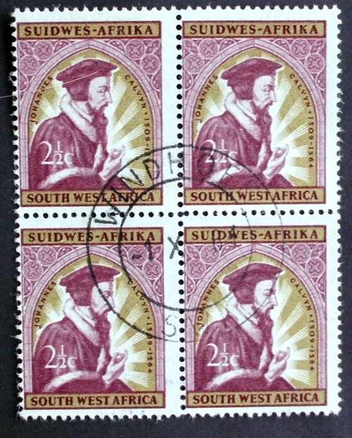Stamp SWA johannes Calvyn 1964