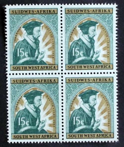Stamp SWA johannes Calvyn 1964 mint