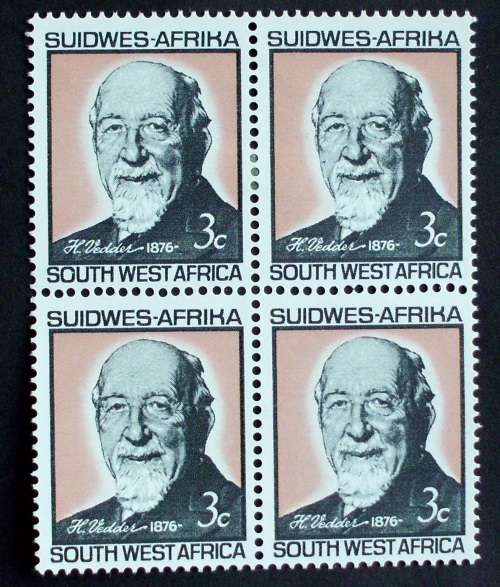 Stamp SWA block of 4 H.Vedder 3c