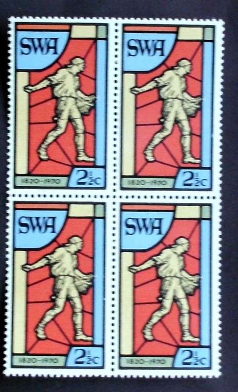 Stamp SWA 1970 Sower/Settlers 1820