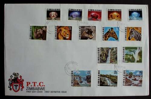 FDC/EDK Zimbabwe 1st Def. issue 1980