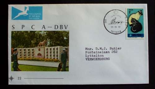 FDC/EDK SA SPCA 1972