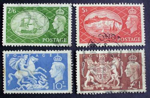 Stamp set Britain festival 1951 used