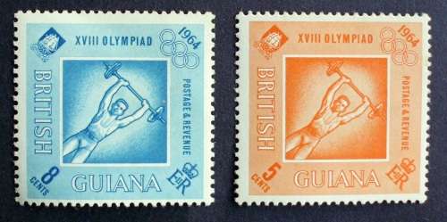 Stamp British Guiana Olympics 1964
