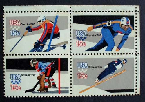 Stamp USA 1980 Olympics mint