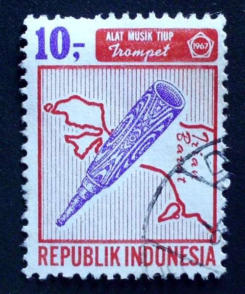 Stamp Indonesia 1967 used