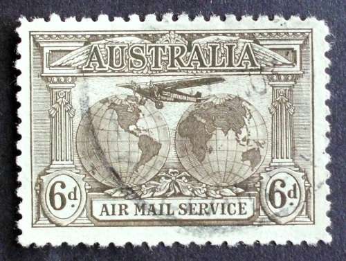 Stamp Australia 1931 Airmail service used