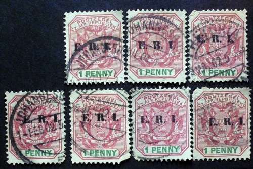 Stamp Zuid Afrikaans 1900 mixed lot