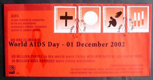 Fdc SWA World Aids day 2002