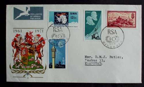 Fdc SWA 10 years 1971
