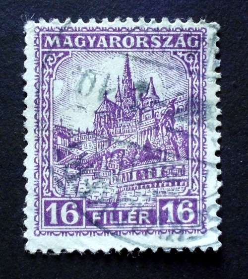 Stamp Hungary Church of Mathias 1930 used