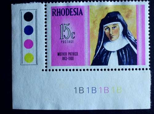 Stamp Rhodesia Mother Patrick 1971 SG83 unused