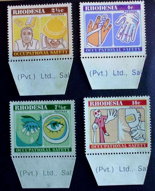 Stamp Rhodesia Safety SG103 1975 mint