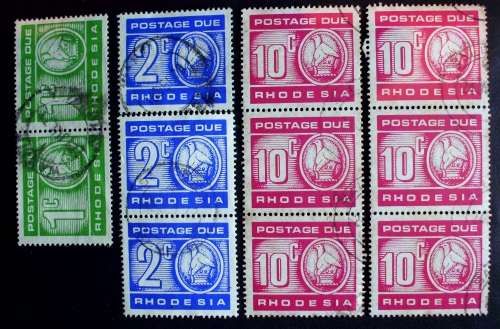 Stamp Rhodesia Postage Due 1966 SG D3 used