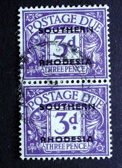 Stamp South Rhodesia Postage Due 1951 SG D1 used