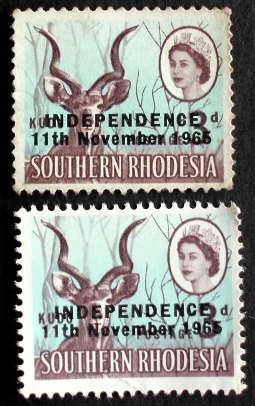 Stamp Rhodesia Independence 1966 SG70 unused