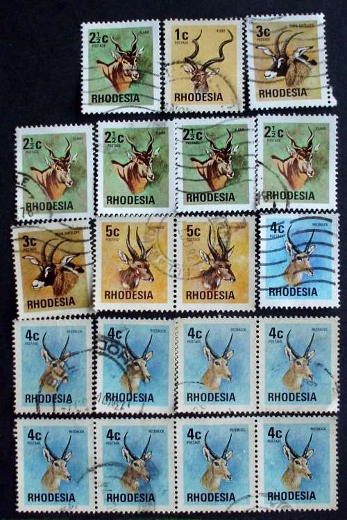 Stamp Rhodesia  Wildlife 1974 SG94  used