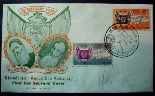 FDC SA BFN Centenary 1954