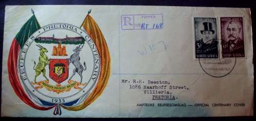 FDC SA Pretoria Centenary 1955