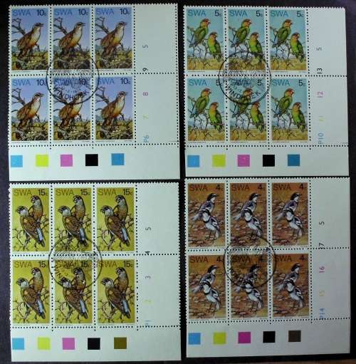 Stamp SWA 1974 rare birds mint cto