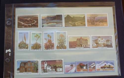Stamp SWA set 1981 complete mnh on stocksheet
