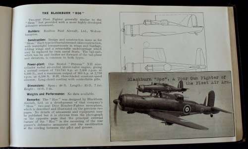 Book `Aircraft of the British Empire` 1940 by Leonard Bridgman